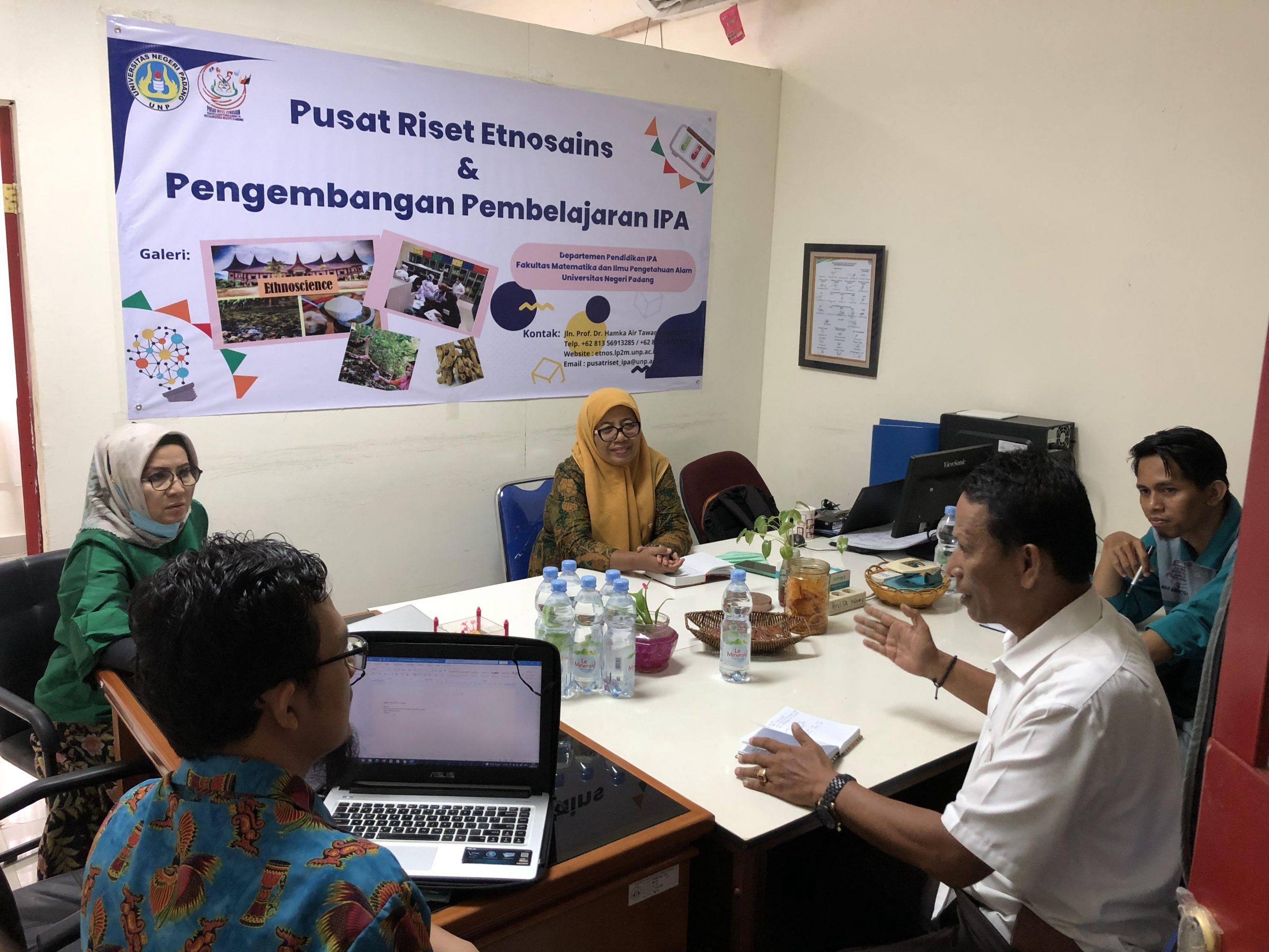 Bidang Kebudayaan Dinas Pendidikan Kota Padang Kunjungi Pusat Riset Etnosain